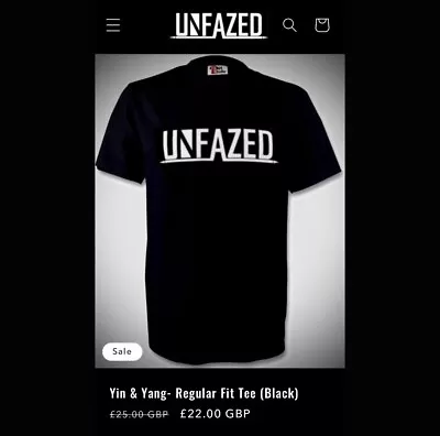 Buy Yin & Yang - Mens T-shirt - UNFAZED • 22£