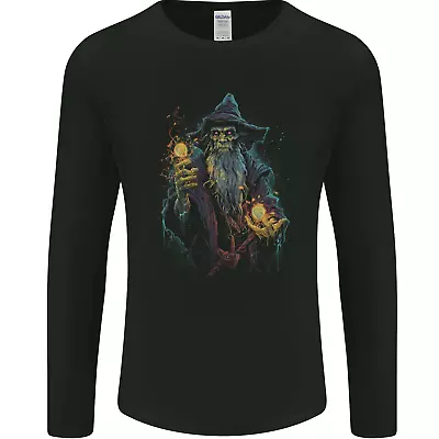 Buy Fantasy Wizard Warlock 4 Mens Long Sleeve T-Shirt • 11.99£