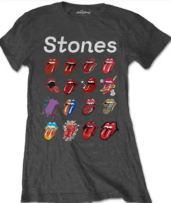 Buy The Rolling Stones Ladies T-shirt No Filter Evolution Officila Merch Size Medium • 16.89£