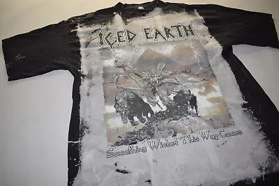 Buy Iced Earth T-Shirt Heavy Metal Something Wicked This Way Comes Vintage 90s AOP  • 102.83£
