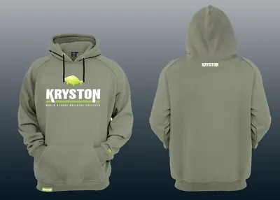 Buy Kryston Hoodie Olive Logo Sweater Sweater Hoody Hoodie Kangaroo Bag • 51.91£