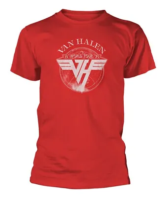 Buy Van Halen 1979 Tour Red T-Shirt - OFFICIAL • 17.69£
