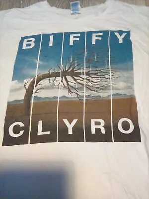 Buy Biffy Clyro T Shirt Xl White Opposites Tour Rock • 21£
