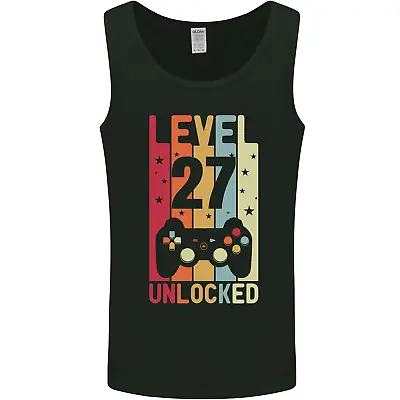 Buy 27th Birthday 27 Year Old Level Up Gamming Mens Vest Tank Top • 9.99£