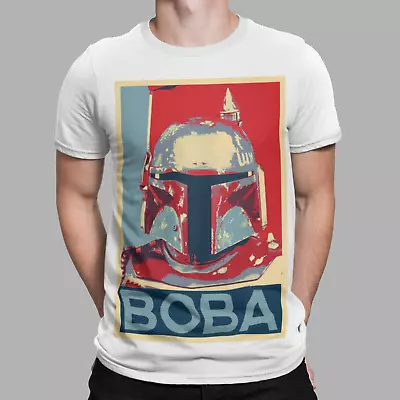 Buy The Mandalorian T-Shirt Silhouette Tatooine Star Wars Boba Fett Tee Retro Gift • 6.99£