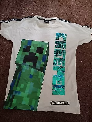 Buy Minecraft T Shirt 14 Years Creeper X Box  Boys • 12.99£