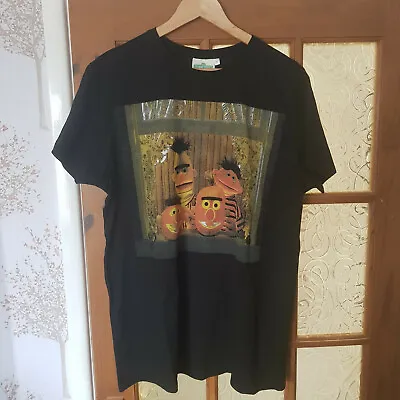 Buy Sesame Street Bert & Ernie Halloween T Shirt Black Graphic XL • 17.95£