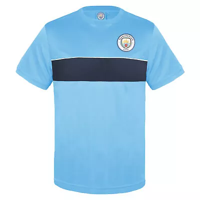 Buy Manchester City Mens T-Shirt Poly OFFICIAL Football Gift • 17.99£