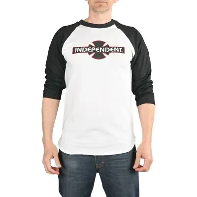 Buy Independent O.G.B.C 3/4 Baseball Raglan T-Shirt - Black / White • 14.99£