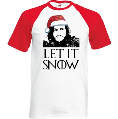 Buy Let It Snow Christmas Edition Mens Funny Game Of Thrones T-Shirt Secret Santa • 11.94£