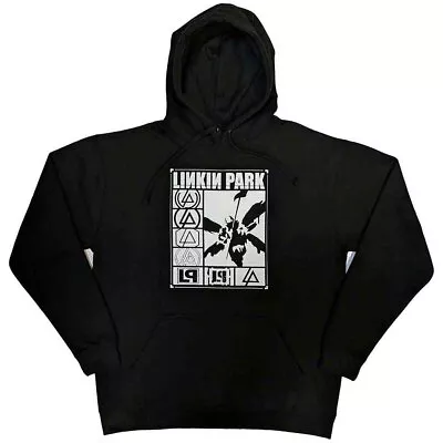 Buy Linkin Park 'Rectangle Logos' Pullover Hoodie - NEW OFFICIAL • 29.99£