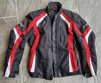 Buy Ladies Black And Red RST Waterproof Motorbike Jacket - Size Medium / UK12 • 39.30£