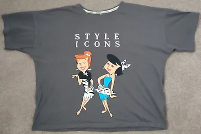 Buy Ladies Flintstones T-shirt 'style Icons' Size 16-18 • 1.50£