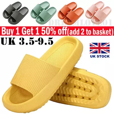 Buy Shower Bath Slippers Women Men Bathroom Home Non-Slip Out|Indoor Slippers.Shoes. • 6.75£