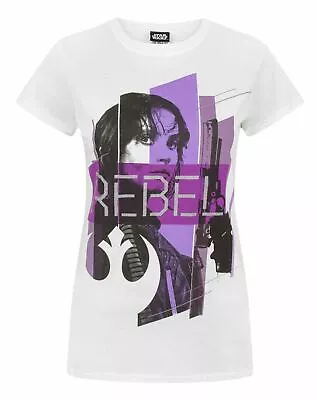 Buy Star Wars White Short Sleeved T-Shirt (Womens) • 14.99£