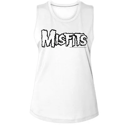 Buy Misfits Inverse Logo Women's Tank Punk Rock Band Concert Tour Merch • 27.08£