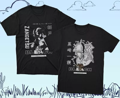 Buy Bleach Anime Men/Unisex Fit T-shirt - Lots Of Designs - Black -S To 5XL • 15.99£