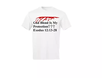 Buy God Blood Is My Protection T-shirt • 27.40£