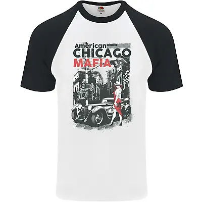 Buy American Chicago Mafia Mens S/S Baseball T-Shirt • 12.99£