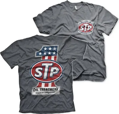 Buy STP American No. 1 T-Shirt Dark-Heather • 26.91£