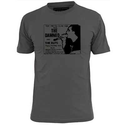 Buy Mens Damned And Ruts Inspired Gig Poster T Shirt Punk Rock  • 10.99£