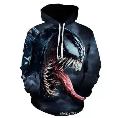 Buy 14 Styles Sweatshirt Fashion Venom Spider 3d Printing Men Hoodie Pullover Jacket • 19.10£