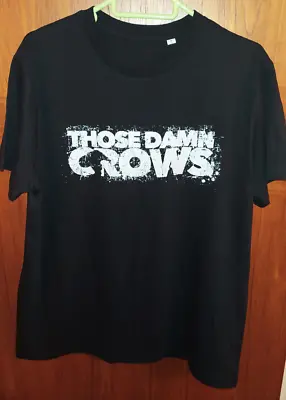 Buy Those Damn Crows Official U.K. Rock Band Logo Black Mens Small (S) T-Shirt Tee • 35£