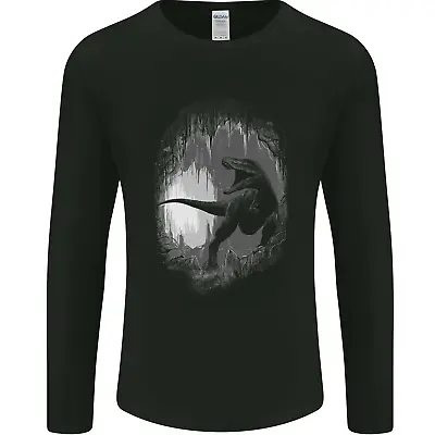 Buy Dinosaur Cave T-Rex Mens Long Sleeve T-Shirt • 12.99£