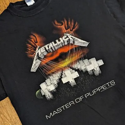 Buy Metallica Master Of Puppets Tee Shirt Album Size XL Adults • 40£