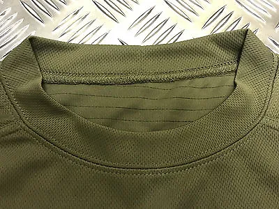 Buy Mesh T-Shirt Anti Static Self Wicking Army Green / Olive Activewear - Used • 6.37£
