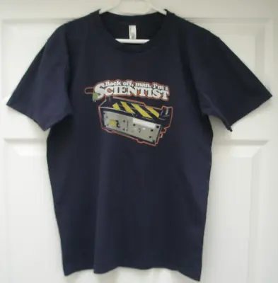 Buy Ghostbusters Scientist Trap Dark Blue Medium T-Shirt 38 Inch Chest • 19.89£