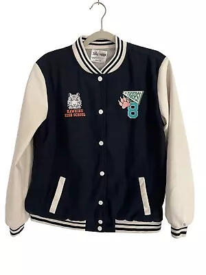 Buy Stranger Things Jacket Justice Varsity Hawkins High Tigers Girls 16/18 XL Plus • 24.09£