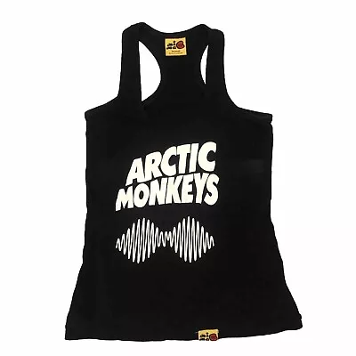 Buy Arctic Monkeys AM Logo Black Vest Tank Top Band T-Shirt - Size Small • 11.95£