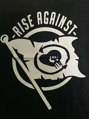 Buy Rise Against New Black T-shirt Size X Large • 19.99£