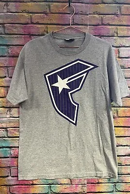 Buy Famous Stars And Straps Grey Blue T Shirt Size Large  • 20£