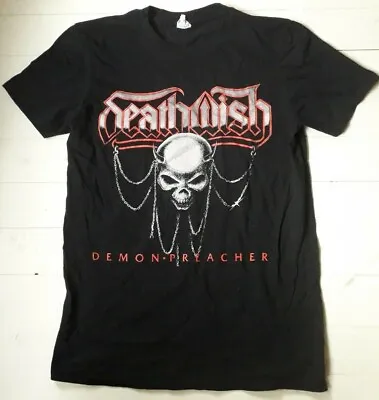 Buy DEATHWISH Demon Preacher Vintage T Shirt Thrash Metal Slayer Sodom Kreator Death • 47.88£