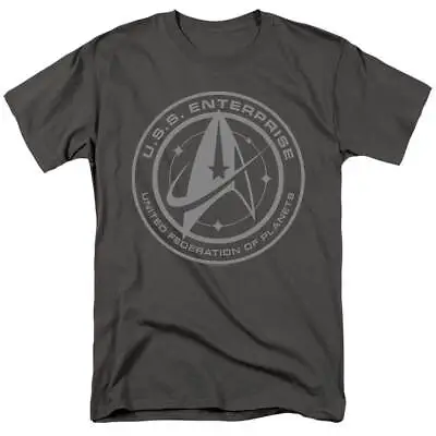 Buy Star Trek Enterprise Crest Charcoal Shirt,gifts For Men,hottrend Style,birthday • 43.74£