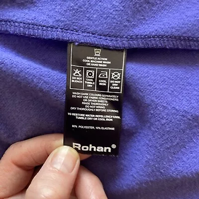 Buy Rohan Purple Jacket Womens M  • 19.99£