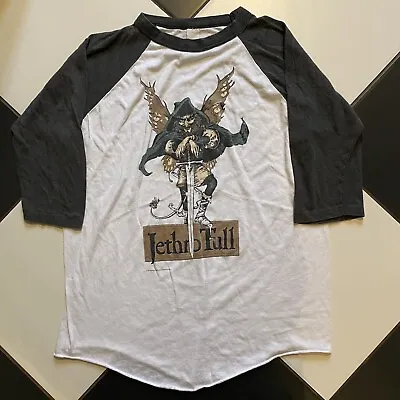Buy Vintage 1988 Jethro Tull Broadsword Concert Tour Raglan Tshirt Baseball • 39.99£
