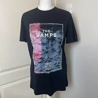 Buy The Vamps 2019 Four Corners Tour T-Shirt Size Medium Gildan Black • 22.84£