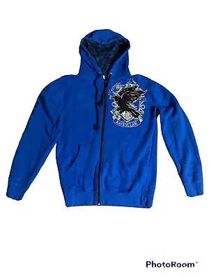 Buy Harry Potter Ravenclaw Hoodie Full Zip Jacket Size S Blue • 23.70£