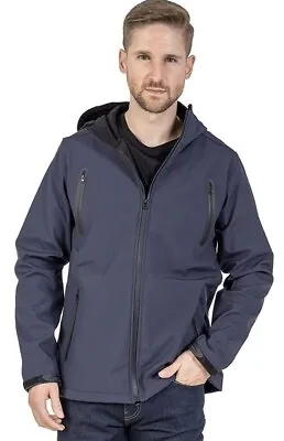 Buy Mens Waterproof Hooded Camping Jacket Polar Fleece Softshell Windproof Small • 12.99£