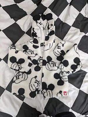 Buy Minnie Mouse Borg Jacket With Ears  7-8 • 0.99£