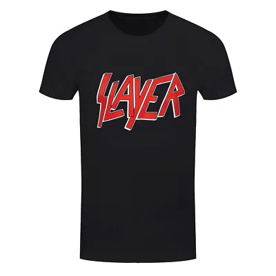 Buy Slayer T-Shirt Classic Logo Metal Band Official Black New • 15.95£
