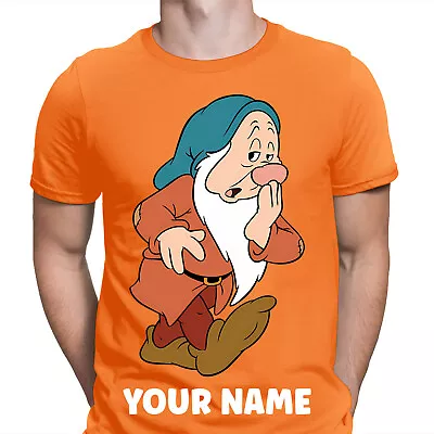 Buy Personalised Seven 7 Dwarfs Snow White Happy Costume Funny Mens T-Shirts #UJG • 6.99£
