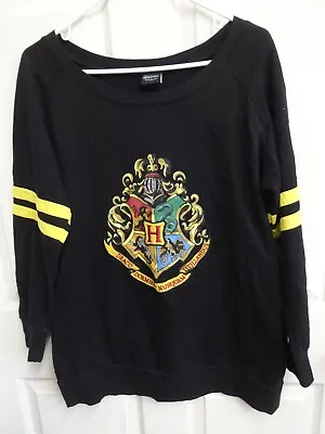 Buy Harry Potter Hogwarts Crest LS Shirt From London Studio Tour Merch Men M • 43.46£
