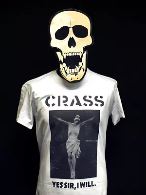 Buy Crass - Yes Sir, I Will - T-Shirt • 13£