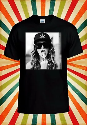 Buy Sexy Girl Kiss Middle Finger Cool Men Women Vest Tank Top Unisex T Shirt 2178 • 9.95£