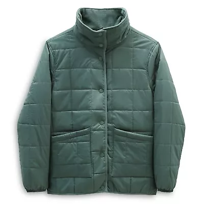 Buy Vans Womens Which Way Quilted Puffer Jacket / Duck Green / RRP £110 • 52£
