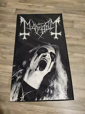 Buy The True Morbid Flag Flagge Poster Black Metal Watain Darkthrone Bathory • 25.74£